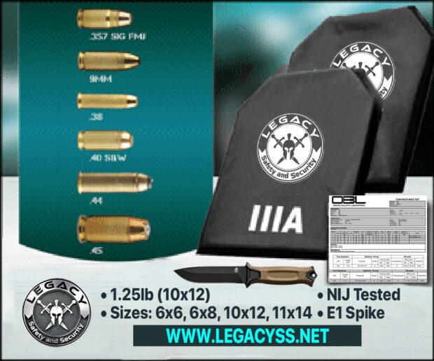 Level IIIA Soft Armor Panel | Lightweight NIJ Protection | Legacy