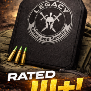 4.2lb LEVEL III+ 10x12 Stand-Alone Multi-Hit Plate - Various Sizes Available