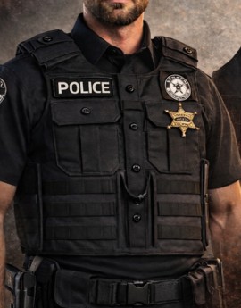 Uniform Shirt Adjustable Tactical Plate Carrier Vest