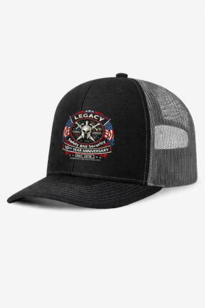 Legacy Safety & Security 10 Year Anniversary Trucker Hat